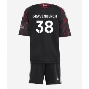 Liverpool Ryan Gravenberch #38 Jalkapallovaatteet Lasten Kolmas peliasu 2026-27 Lyhythihainen (+ Lyhyet housut)